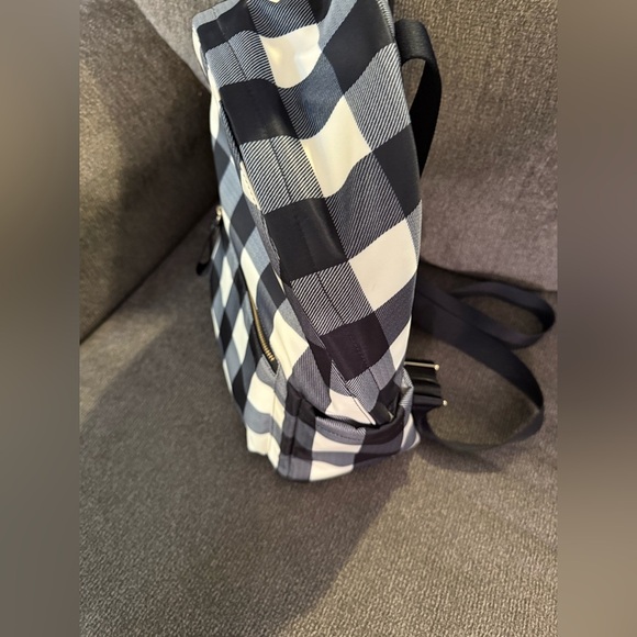 Kate Spade Chelsea Gingham Backpack Like New - Picture 4 of 5